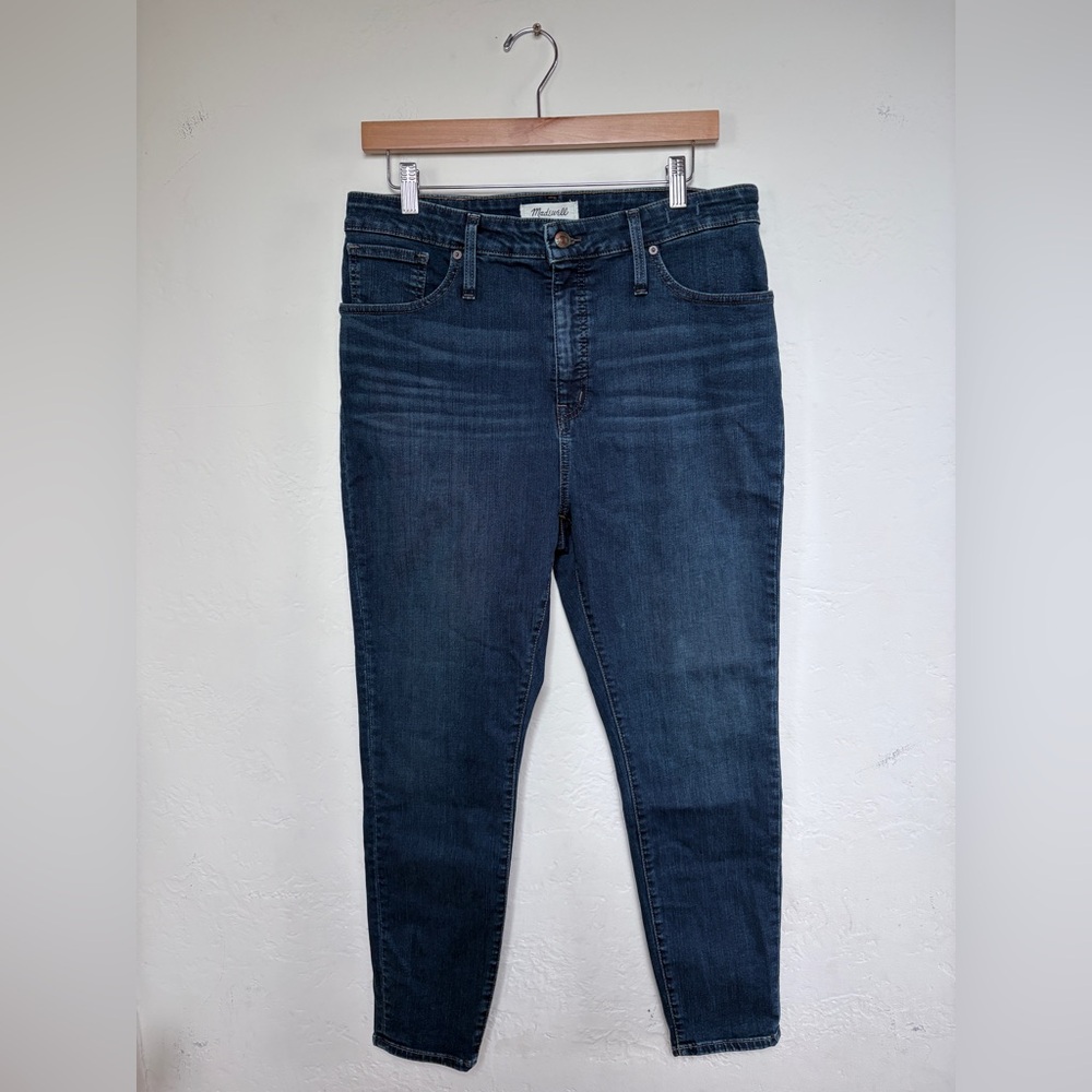 Madewell Dark Blue Curvy Highrise Skinny Jeans 32P